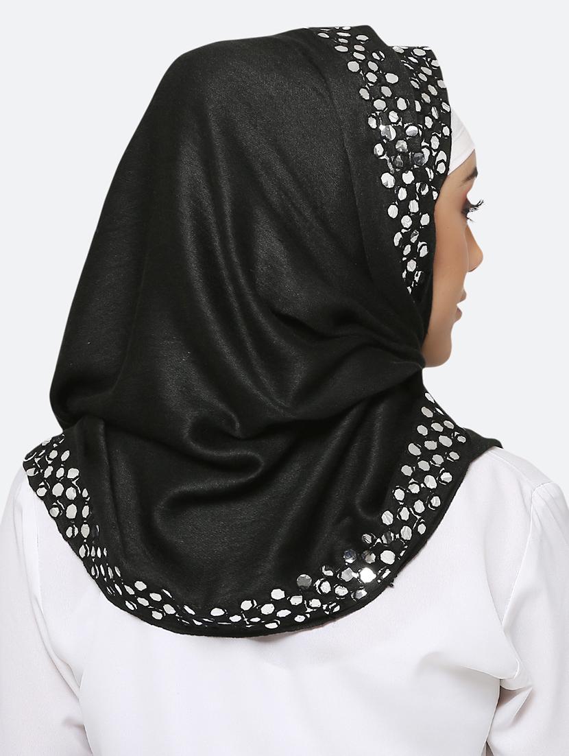 black viscose scarf - 17550585 - Standard Image - 2