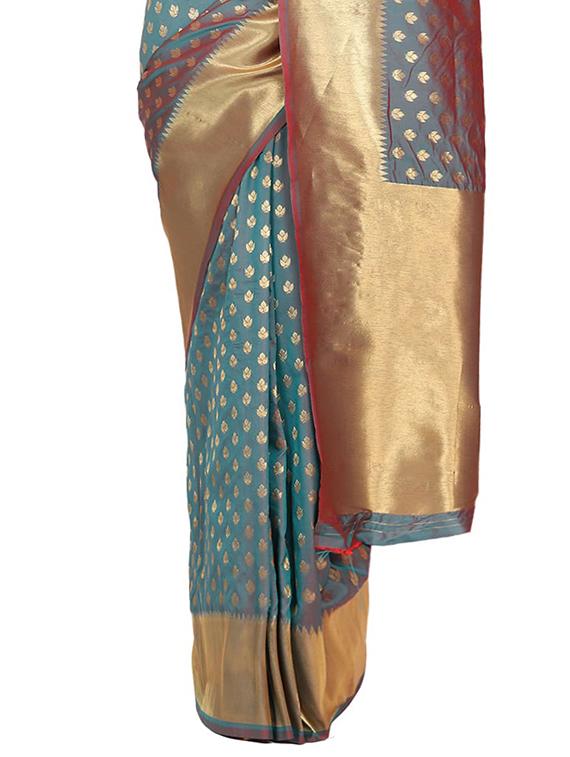 jacquard banarasi saree - 17553948 - Standard Image - 2