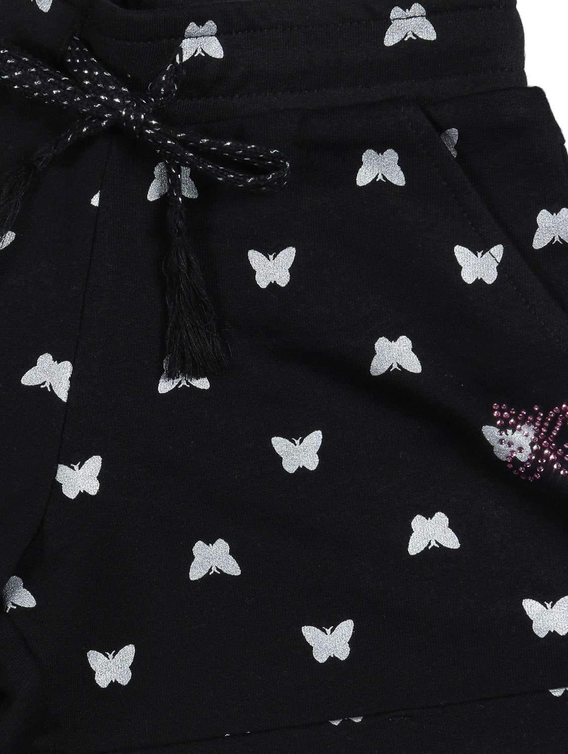 black printed shorts  - 17554083 -  Standard Image - 2