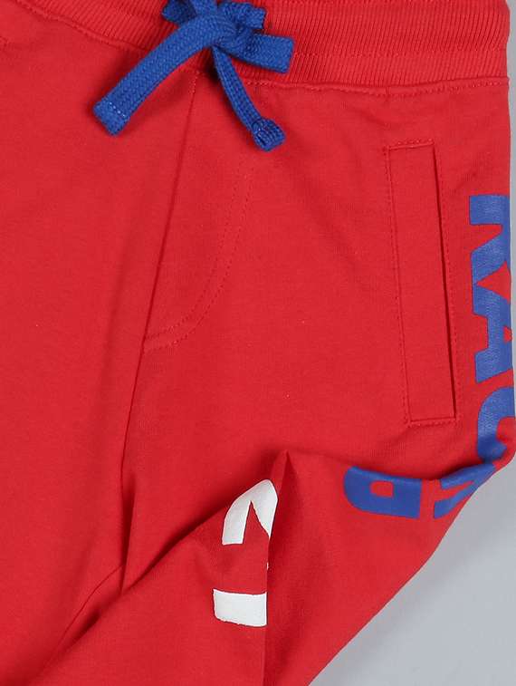 red cotton joggers trouser - 17554230 -  Standard Image - 2