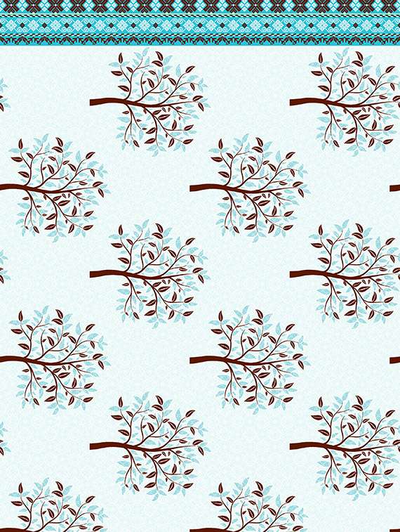 the oscar collection double bedsheet set super king size 180 tc cotton blue colour - 17554458 -  Standard Image - 2