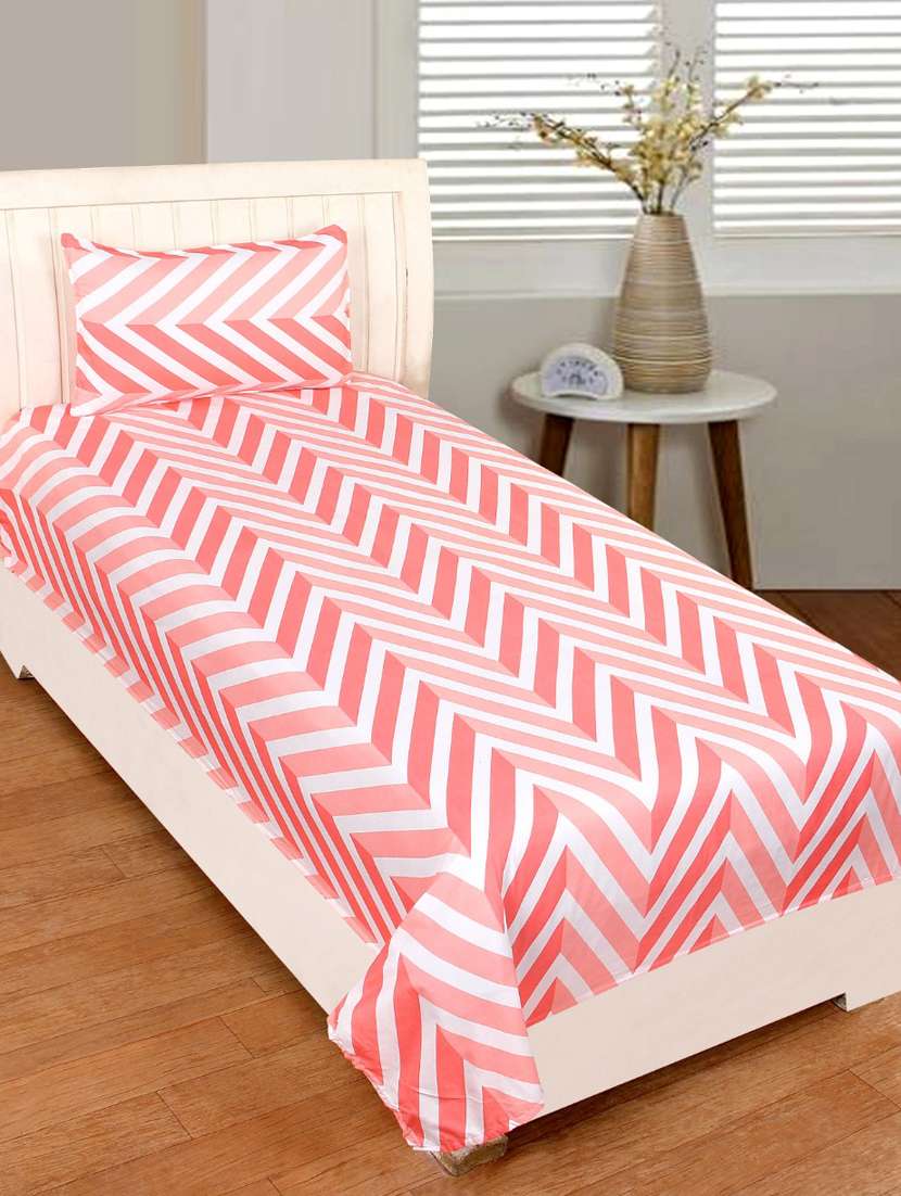 1 supersoft single bedsheet with 1 pillow cover