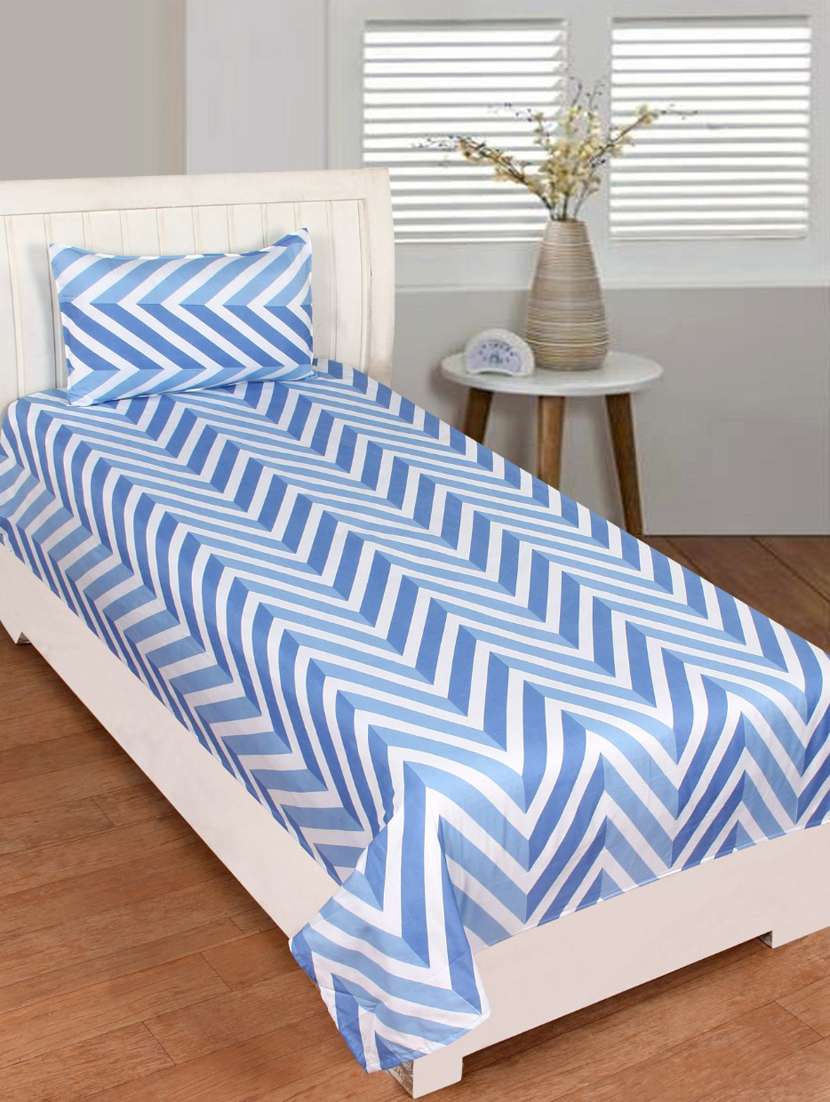 1 supersoft single bedsheet with 1 pillow cover
