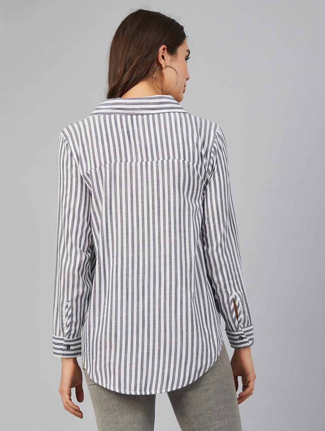 striped regular shirt - 17555299 - Standard Image - 2