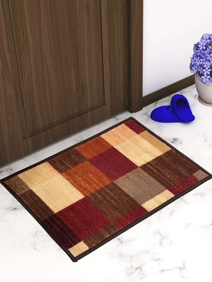 athom trendz premium anti slip printed doormat 37x57 cm