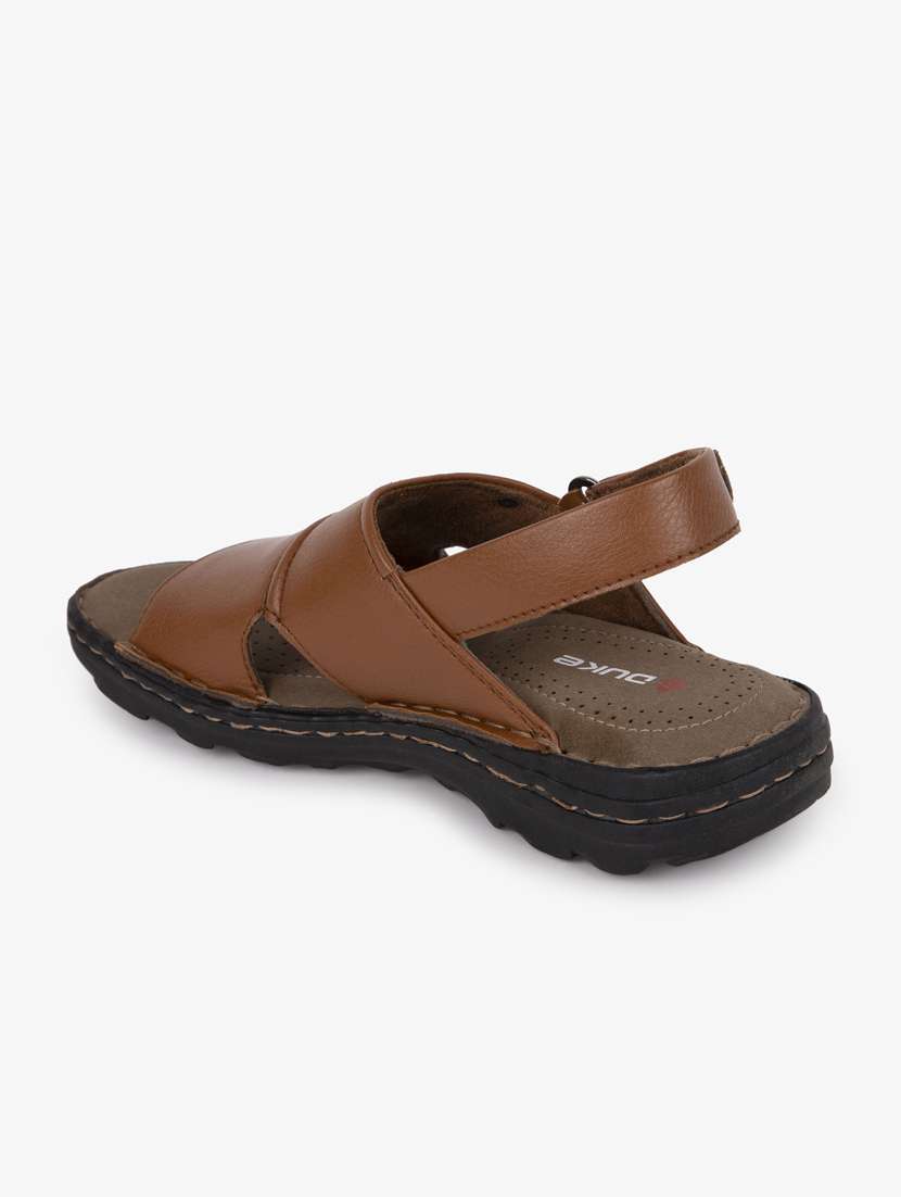 tan synthetic & mesh slip on sandals - 17558229 -  Standard Image - 2