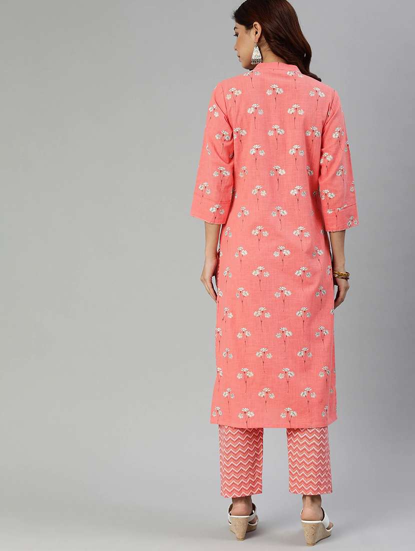 floral kurta pant set - 17558448 - Standard Image - 2
