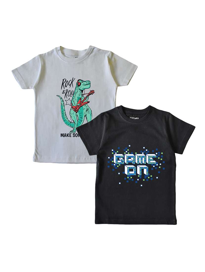 set of 2 graphic t-shirt