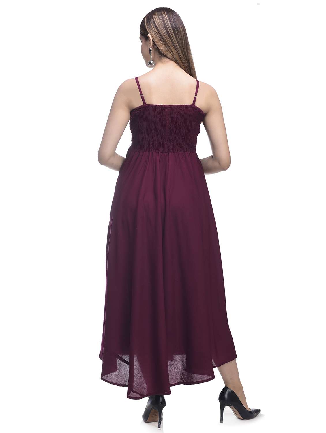  cotton blend fit & flared dress - 17562721 -  Standard Image - 2