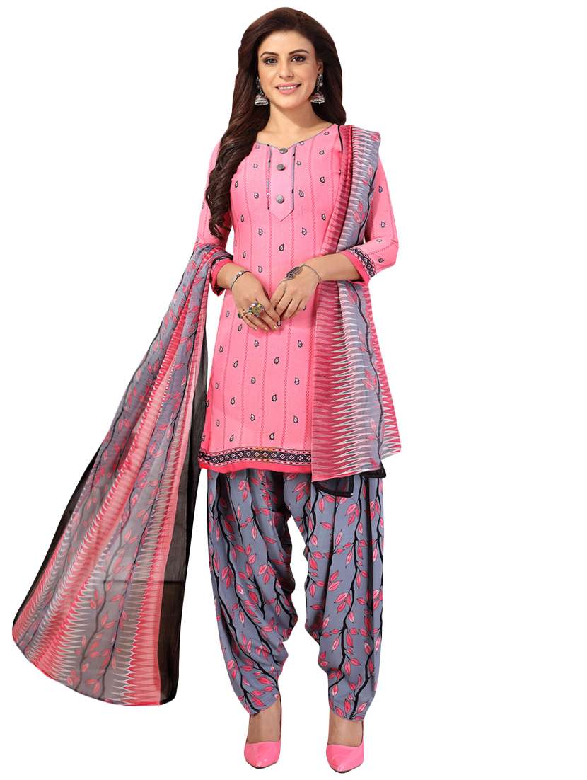 printed unstitched salwar suit