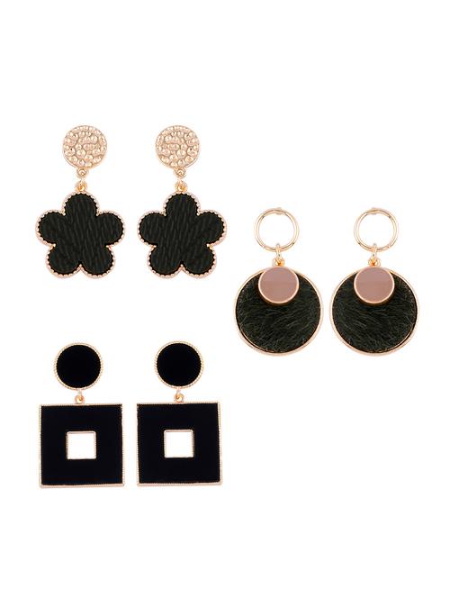 multi colored metal drop earrings - 17563832 -  Standard Image - 0