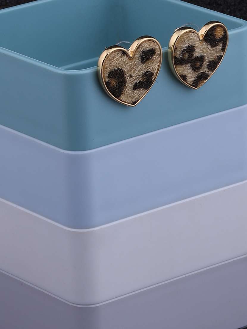 gold metal drop earring