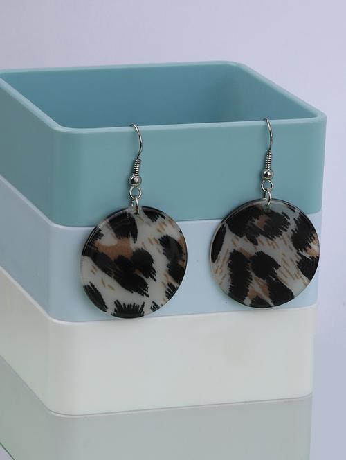 multi colored metal drop earring - 17563882 -  Standard Image - 0