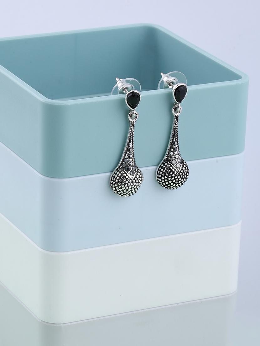 black metal drop earring - 17563896 - Zoom Image - 0