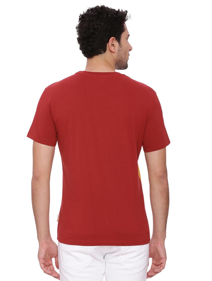 red printed t-shirt - 17564155 - Standard Image - 2