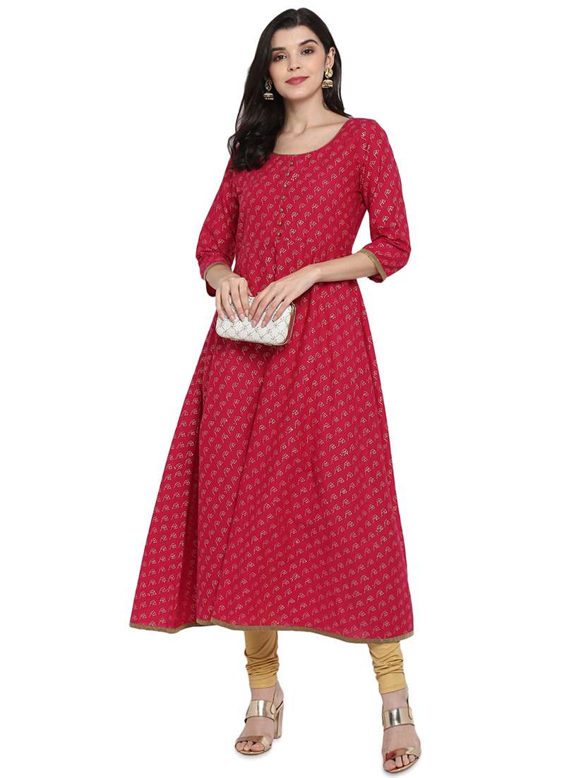 women's flared kurta