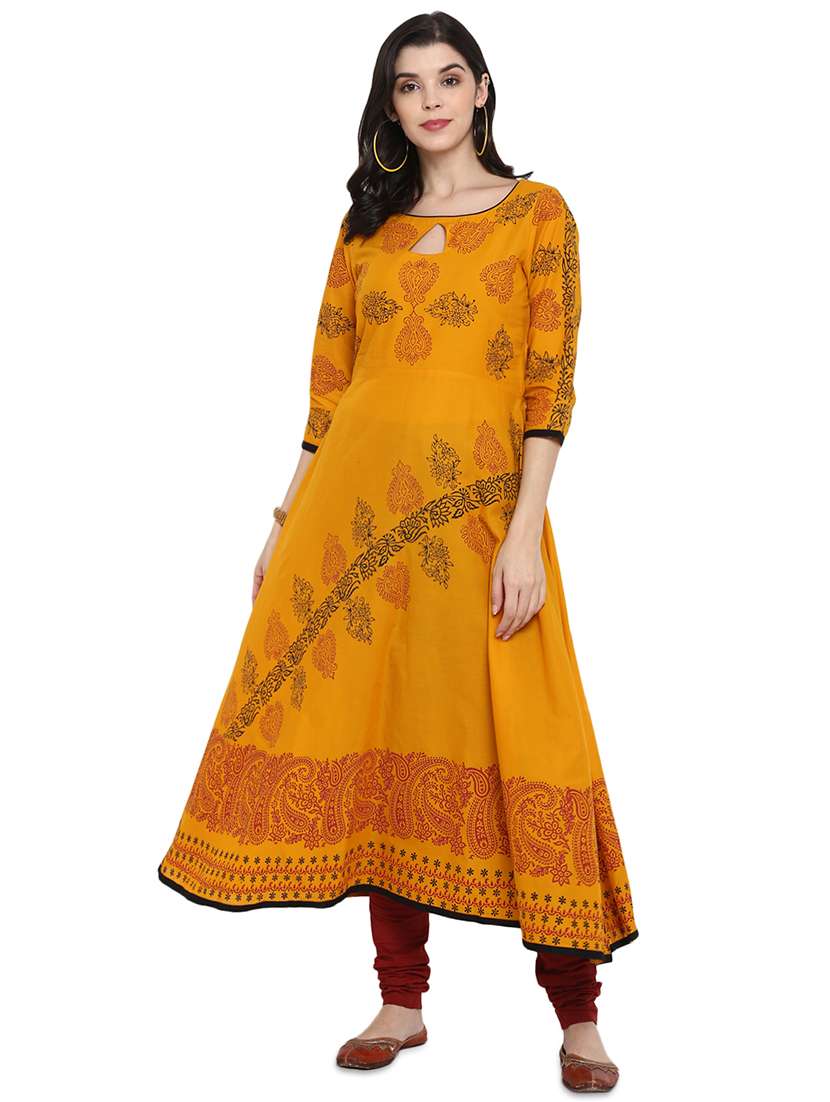 women's flared kurta
