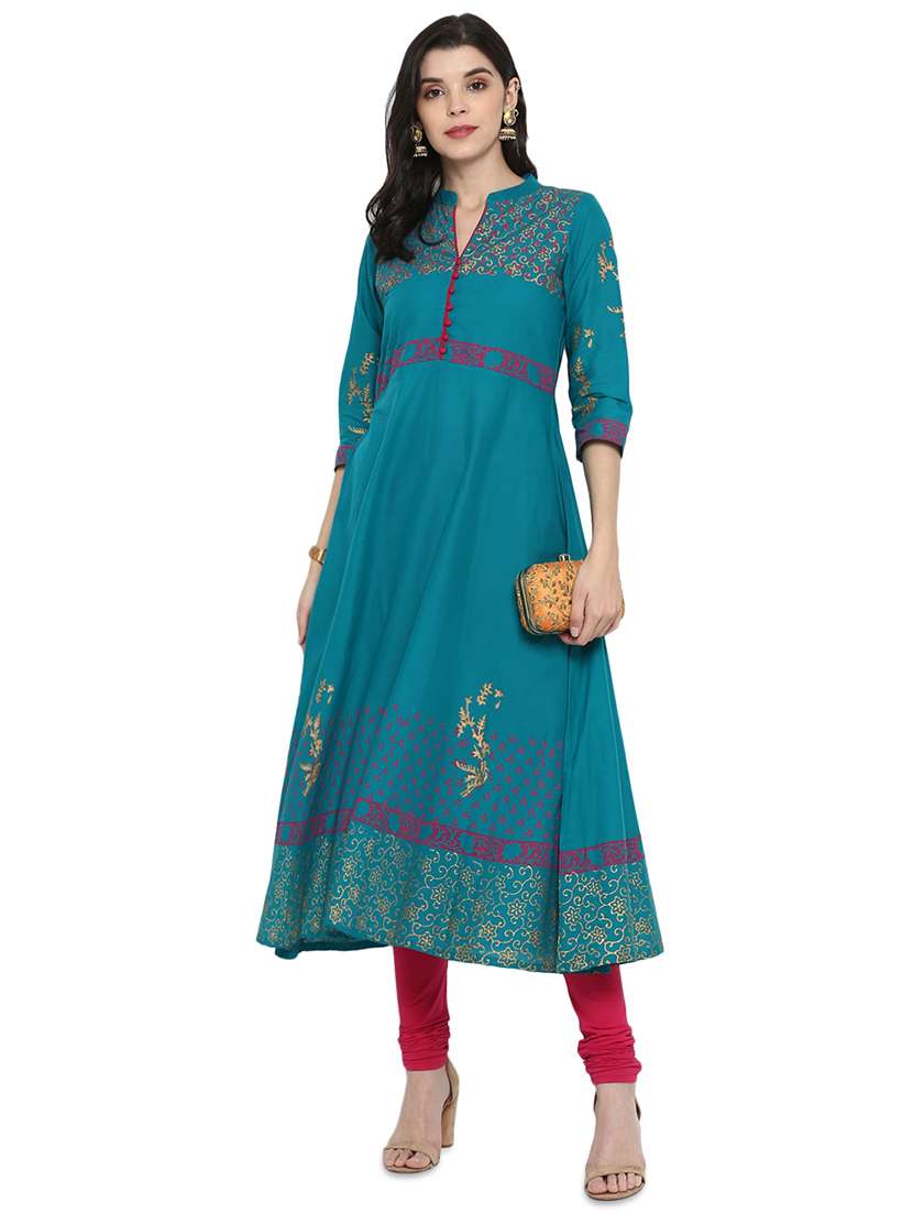 women's flared kurta