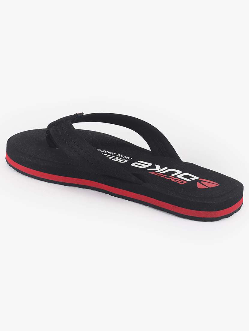 black rubber  flip flops - 17564510 -  Standard Image - 2