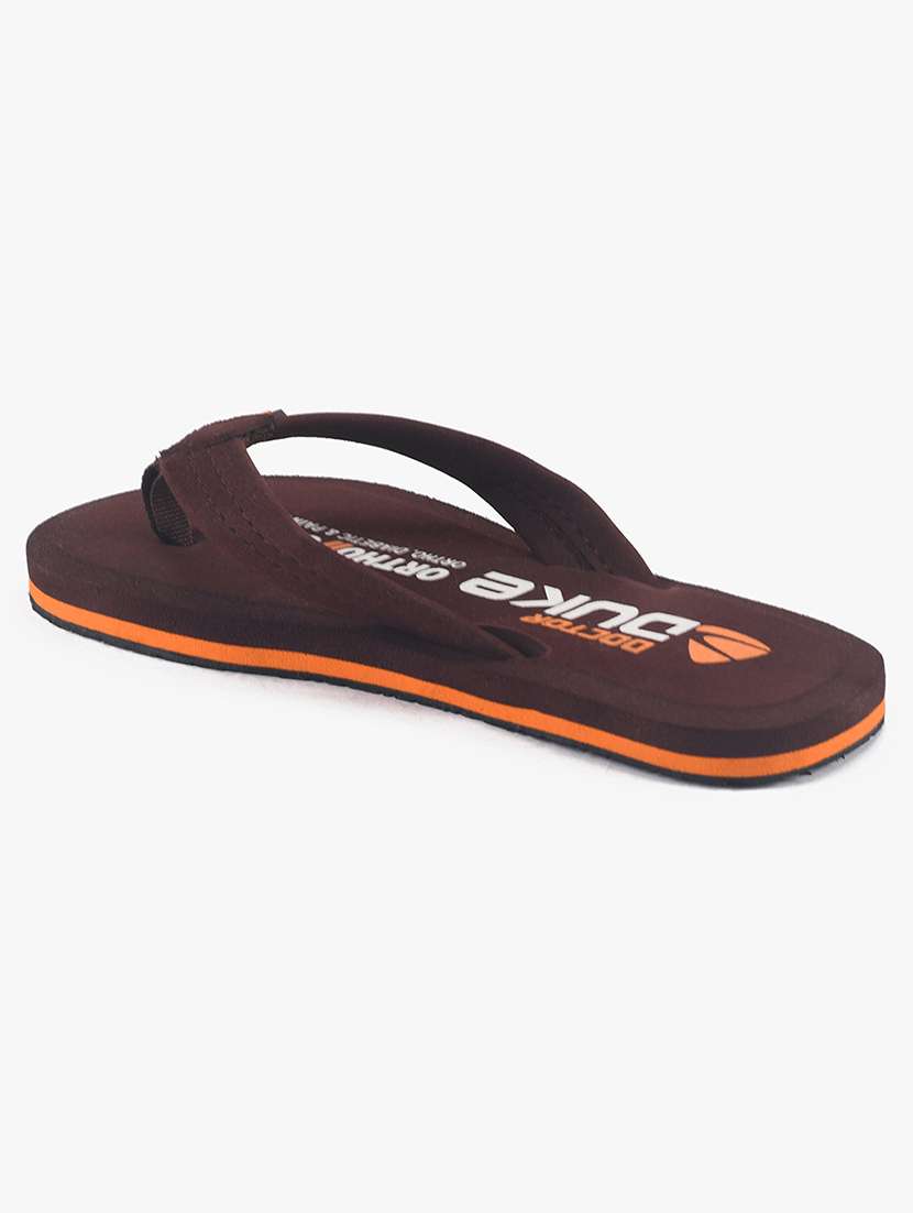 brown rubber  flip flops - 17564511 -  Standard Image - 2