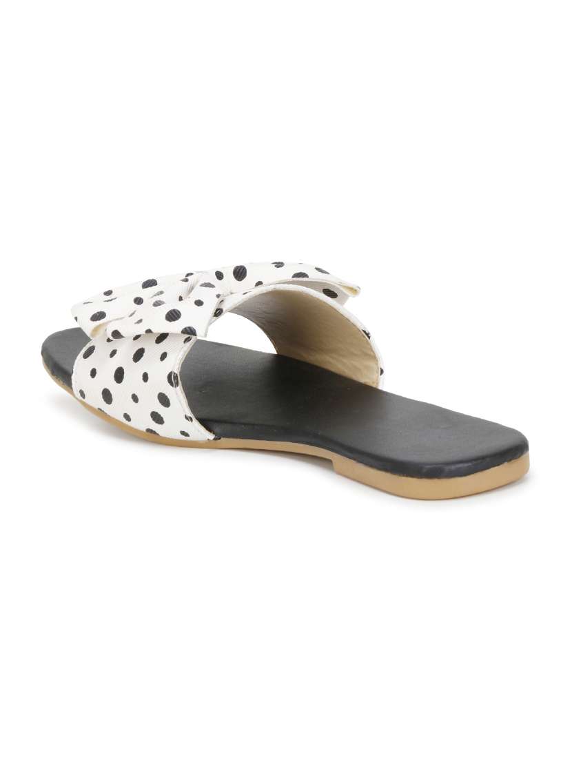 black synthetic slip on sandals - 17565471 -  Standard Image - 2