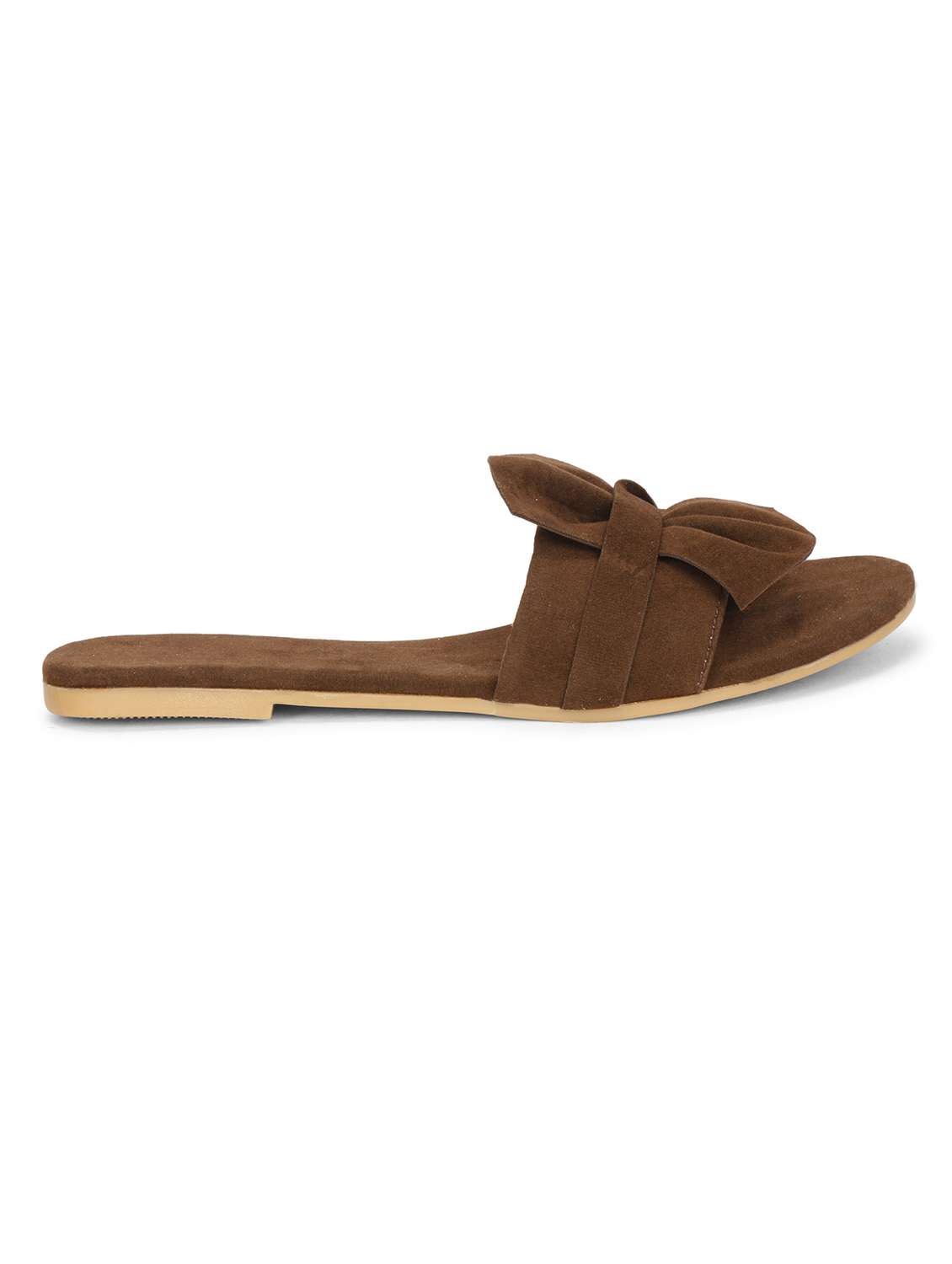 brown synthetic slip on sandals - 17565479 -  Standard Image - 2