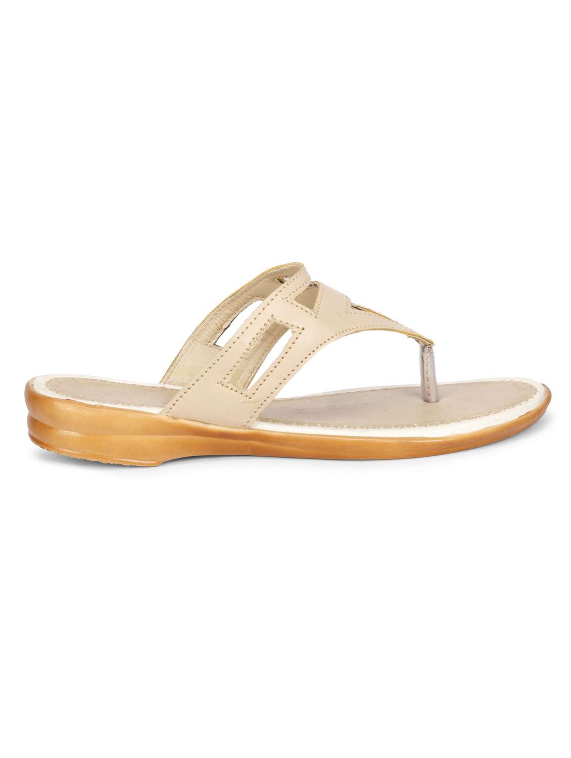 beige synthetic slip on sandals - 17565480 -  Standard Image - 2