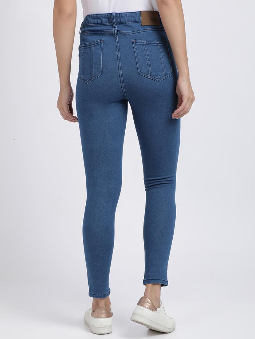 high rise distressed jeans - 17565530 - Standard Image - 2