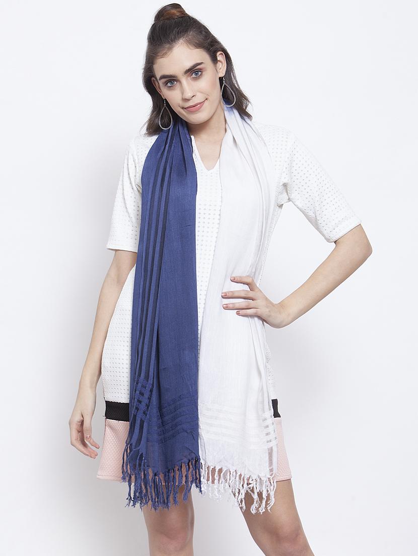 blue rayon stole - 17566107 - Zoom Image - 0
