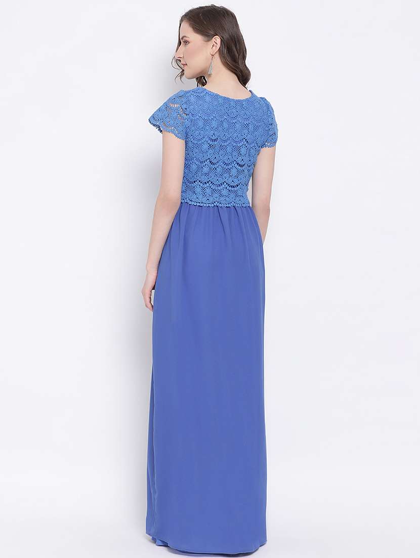 women's fit & flare maxi dress - 17567043 - Standard Image - 2
