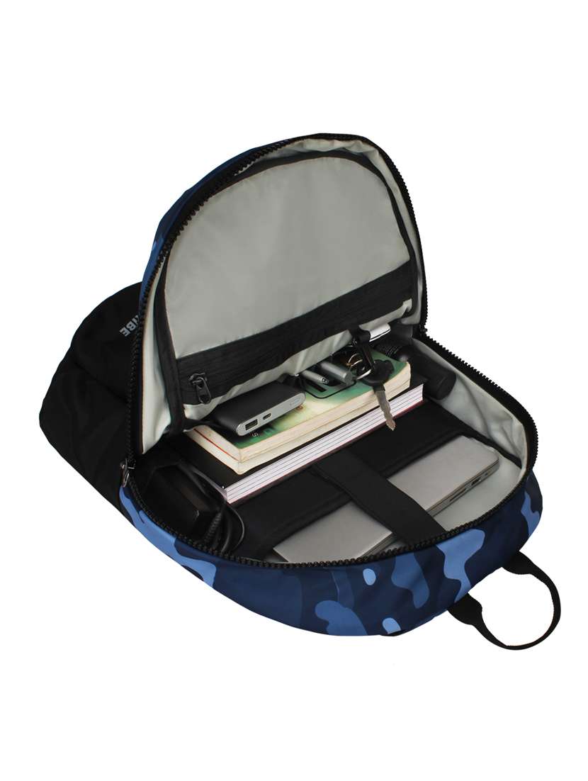 blue polyester backpack - 17567135 - Standard Image - 2