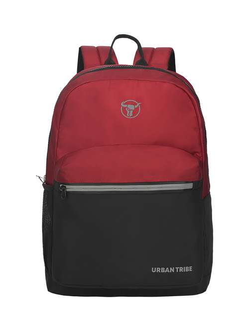 red polyester backpack - 17567136 -  Standard Image - 0
