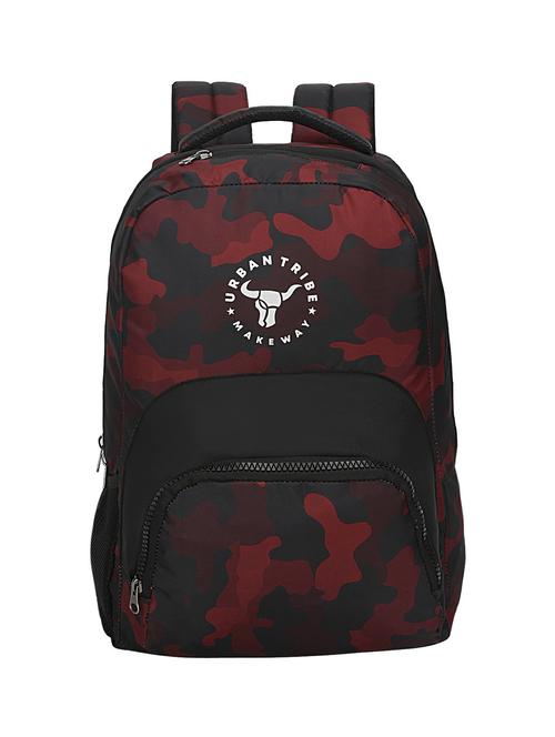 red polyester backpack - 17567138 -  Standard Image - 0