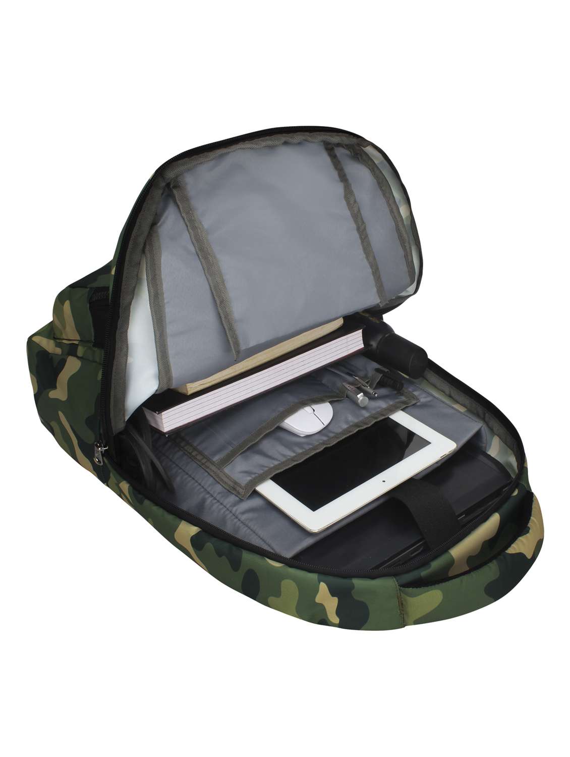 green polyester backpack - 17567139 - Standard Image - 2