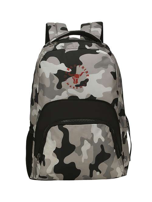 grey polyester backpack - 17567140 - Standard Image - 0