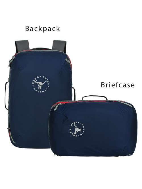 blue polyester backpack - 17567142 -  Standard Image - 0