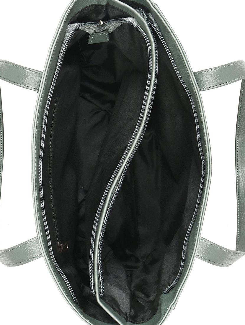 green leatherette (pu) handbag - 17567291 - Standard Image - 2