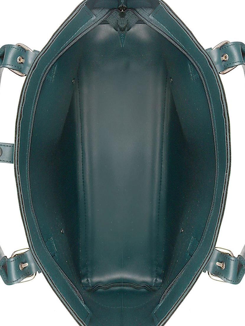 blue leatherette (pu) handbag - 17567294 - Standard Image - 2