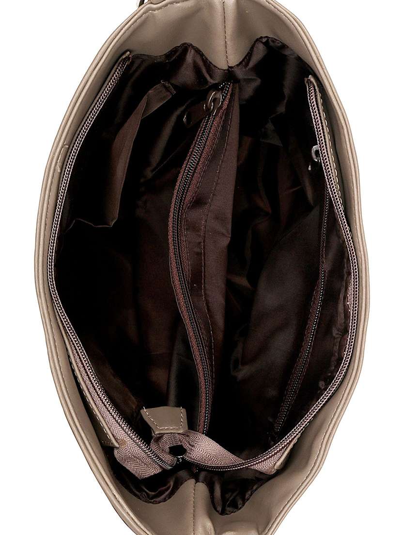 beige leatherette (pu) sling bag - 17567329 - Standard Image - 2
