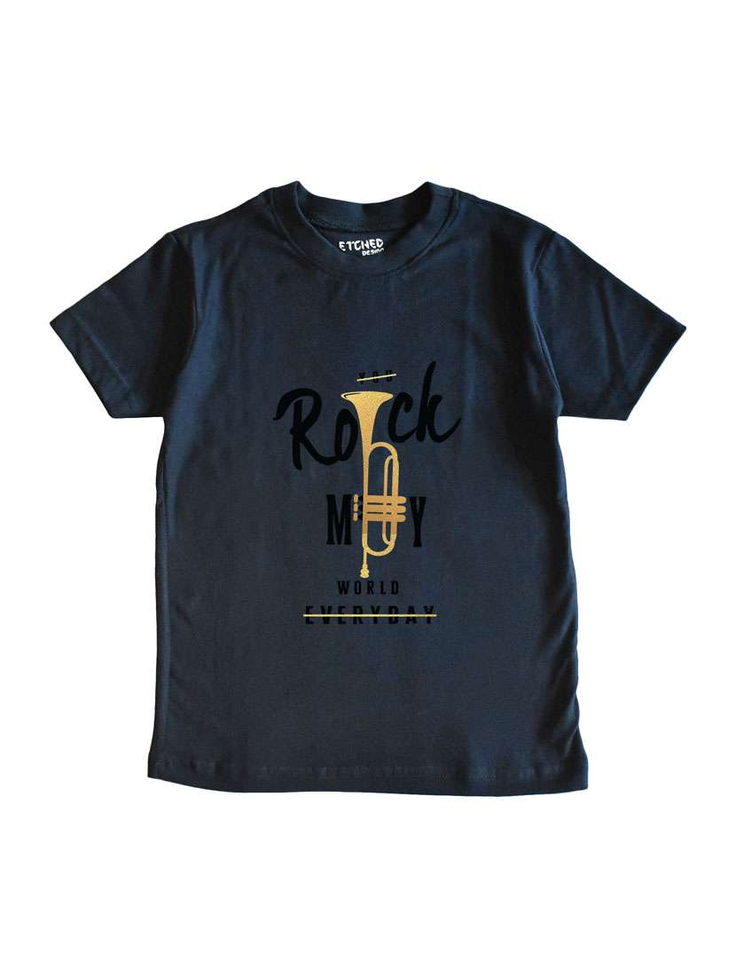 Set Of 2 Graphic Knit T Shirt
