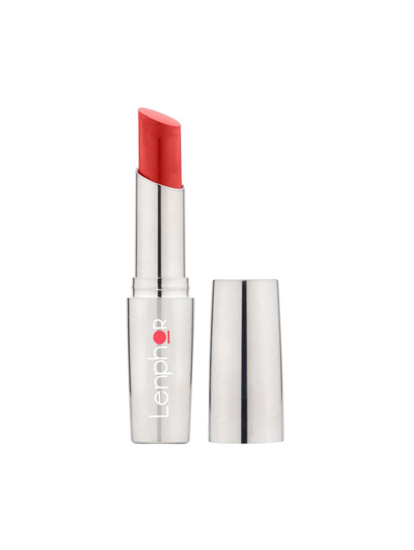 lenphor treasure matte lipstick smashing orange 018