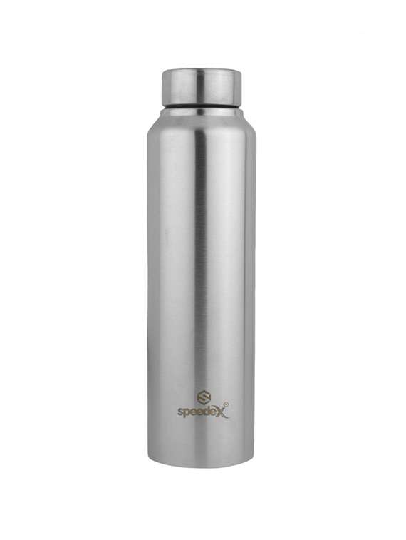 speedex stainless steel fridge water bottle/refrigerator bottle/thunder with sipper cap 1000 ml black