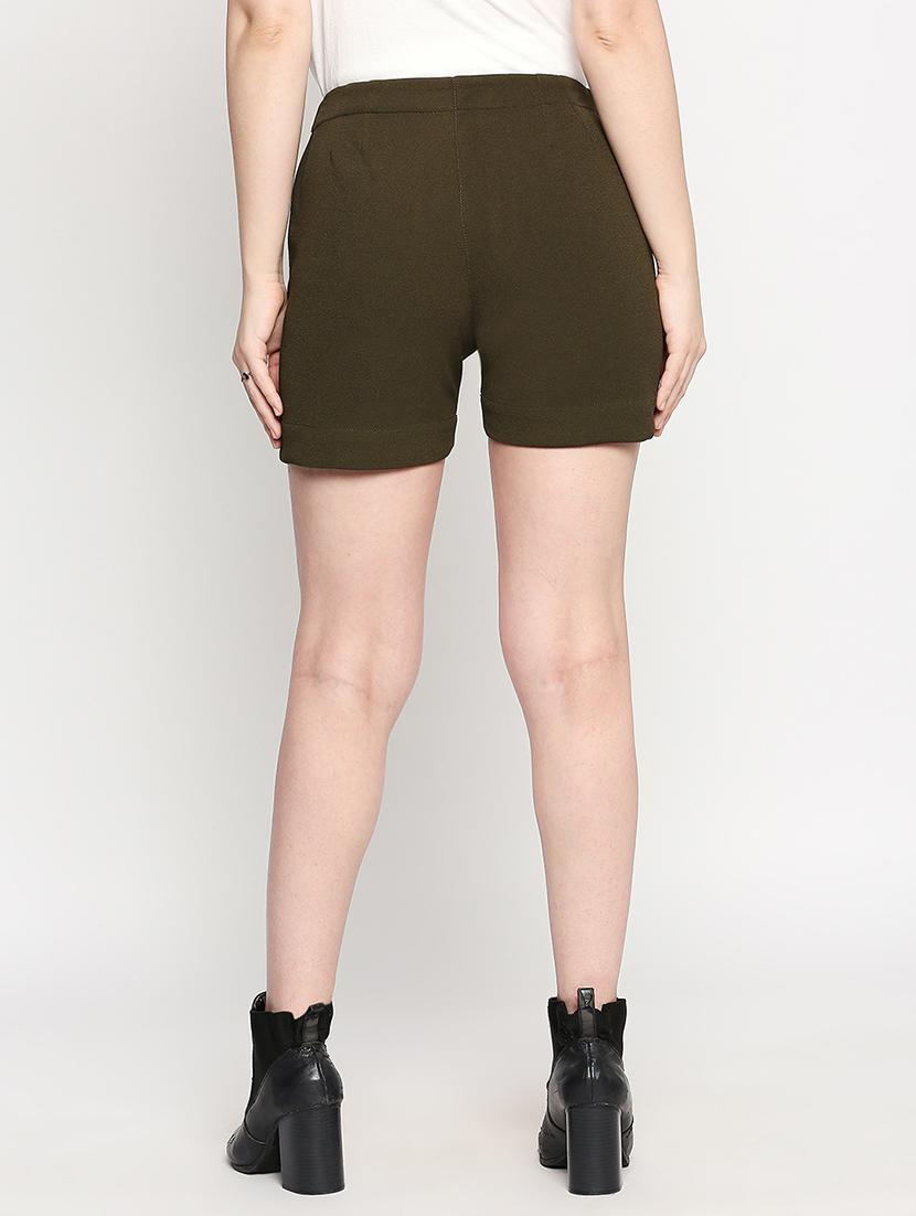 high rise regular shorts - 17572292 - Standard Image - 2