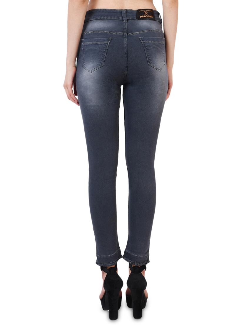 women's plain slim fit jeans - 17573662 - Standard Image - 2