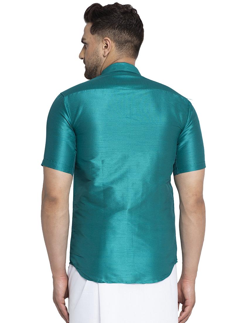mens solid casual shirt - 17574054 - Standard Image - 2