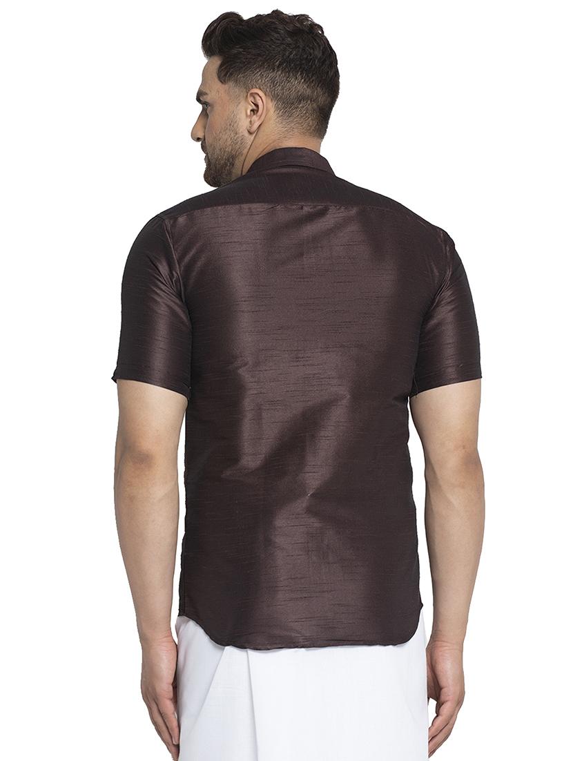 mens solid casual shirt - 17574055 - Standard Image - 2