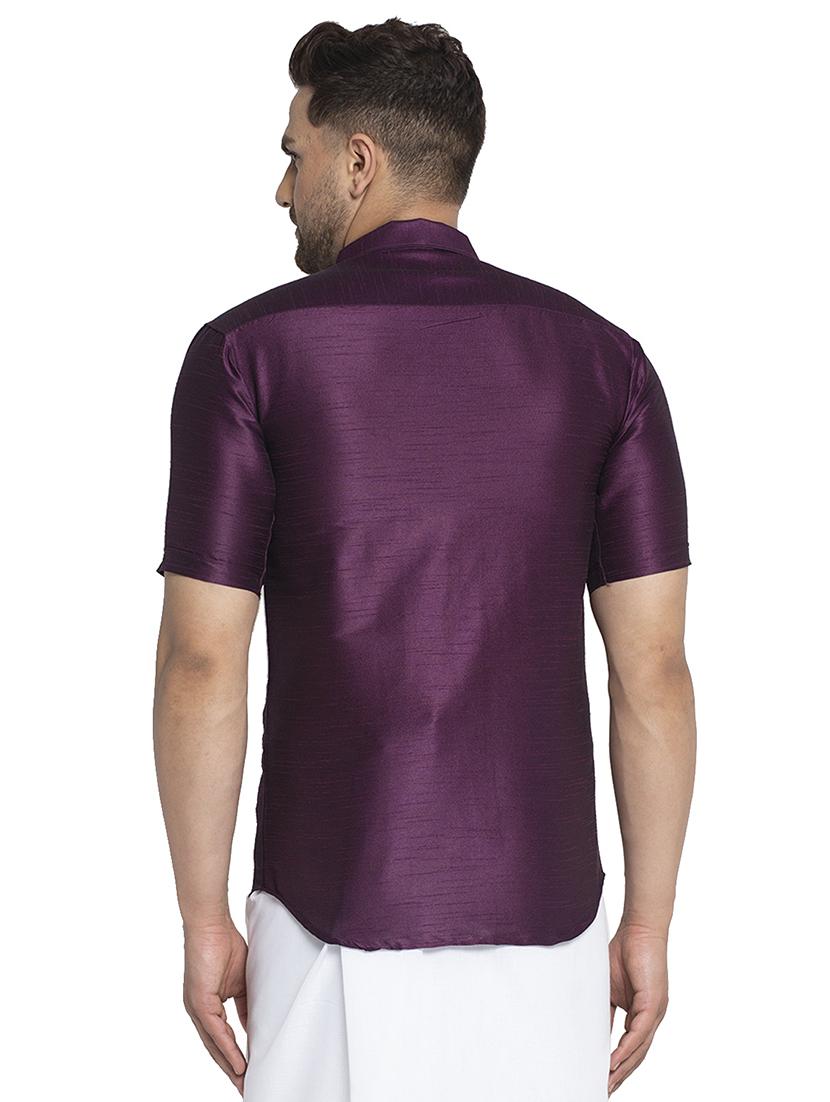 mens solid casual shirt - 17574056 - Standard Image - 2