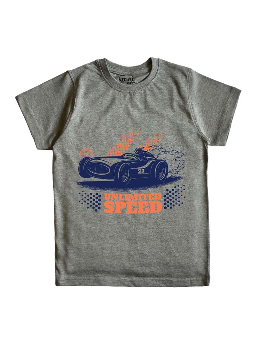 grey printed t-shirt 