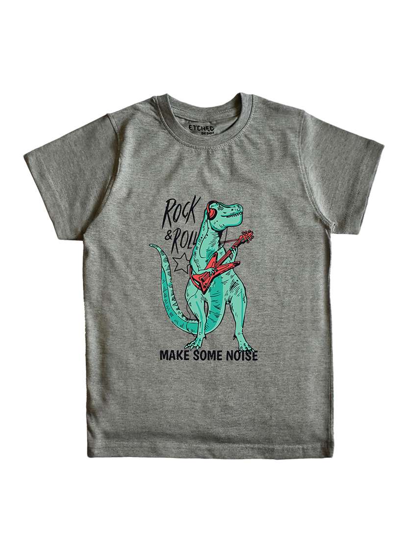 grey printed t-shirt 