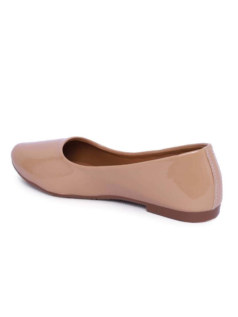 beige sheet slip on ballerina - 17578236 -  Standard Image - 2